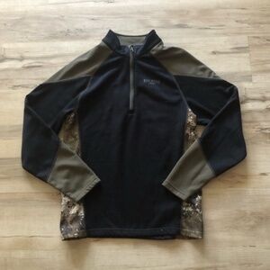 MASSIVE $10 SALE RedHead Black and Olive Camo Quarter-Zip Pullover